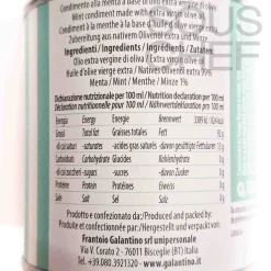 Best Puglian Mint Extra Virgin Olive Oil, 100ml Ingredients Brands|Italian Ingredients
