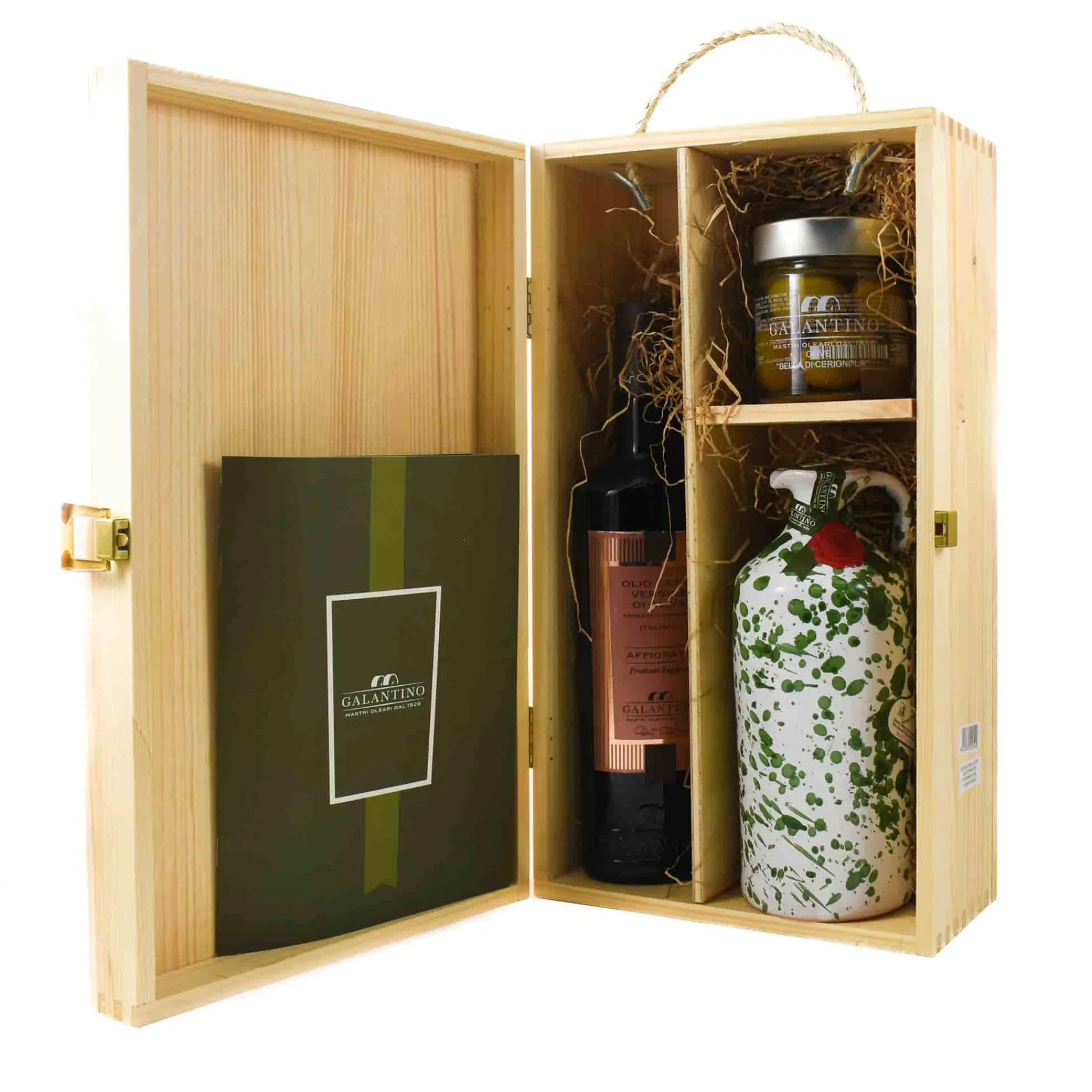 Clearance Small Gift Set In Wooden Box Ingredients Brands|Oil, Vinegar & Dressings