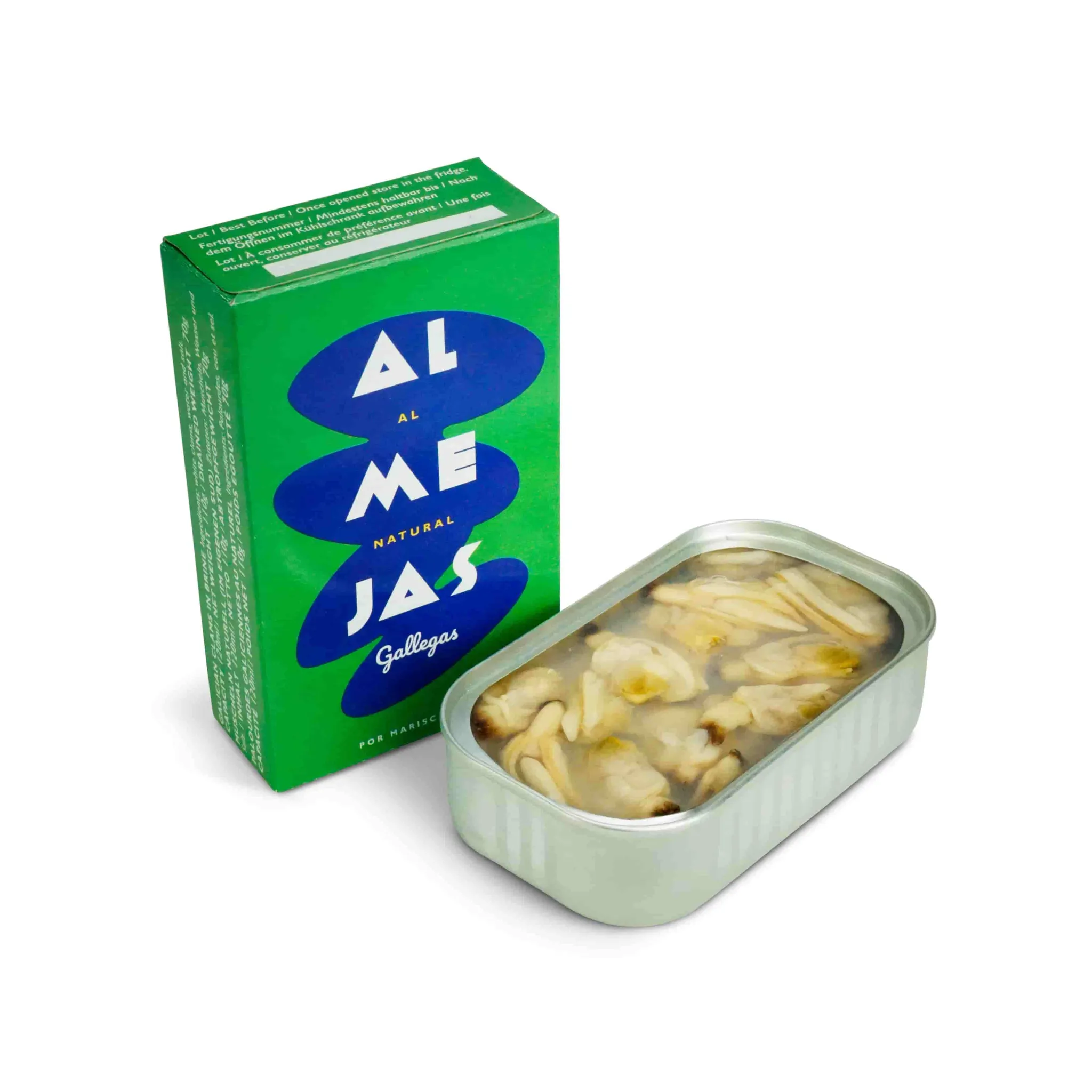 Hot Galician Clams in Brine, 110g Ingredients Brands|Spanish Ingredients