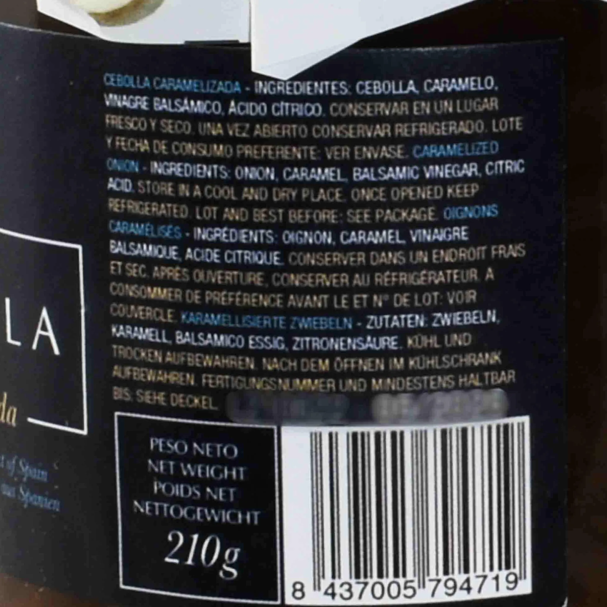 Discount Spanish Caramelized Onion, 210g Ingredients Brands|Spanish Ingredients