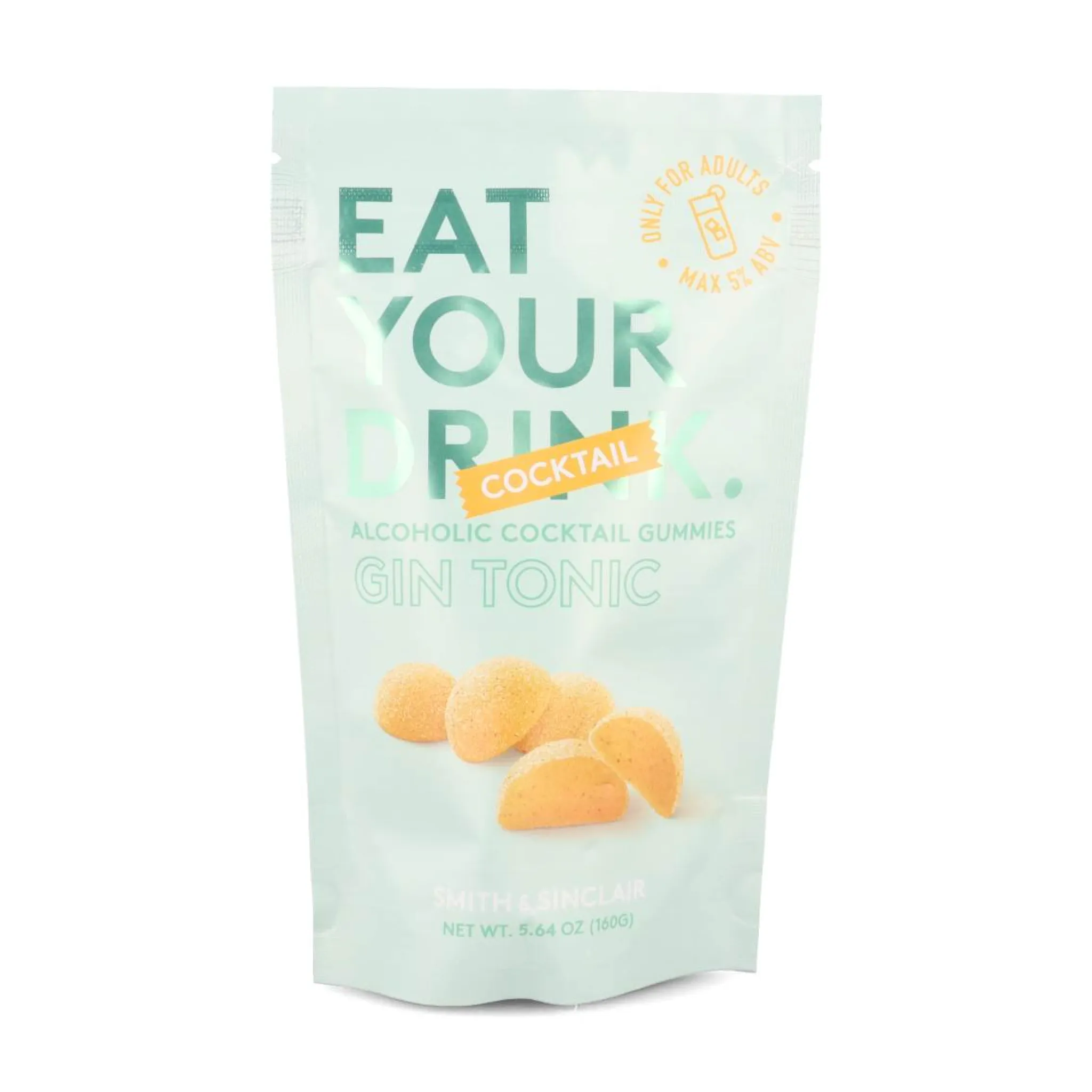 Sale Gin & Tonic 5V Alcoholic Cocktail Jelly Sweets, 160g Ingredients Brands|Chocolate & Sweets