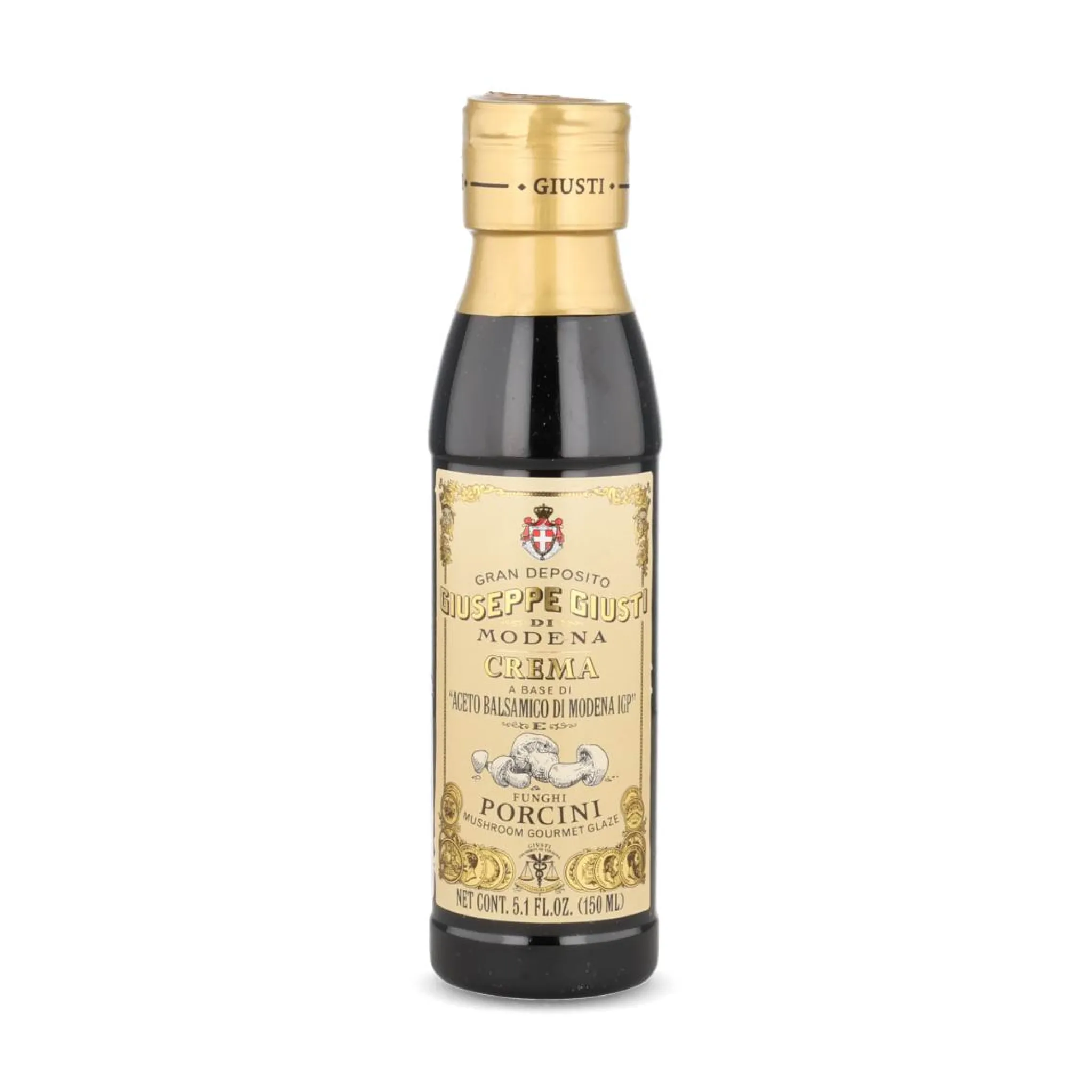 Online Giusti Balsamic Crema Porcini Mushrooms Glaze, 150ml Ingredients Brands|Italian Ingredients