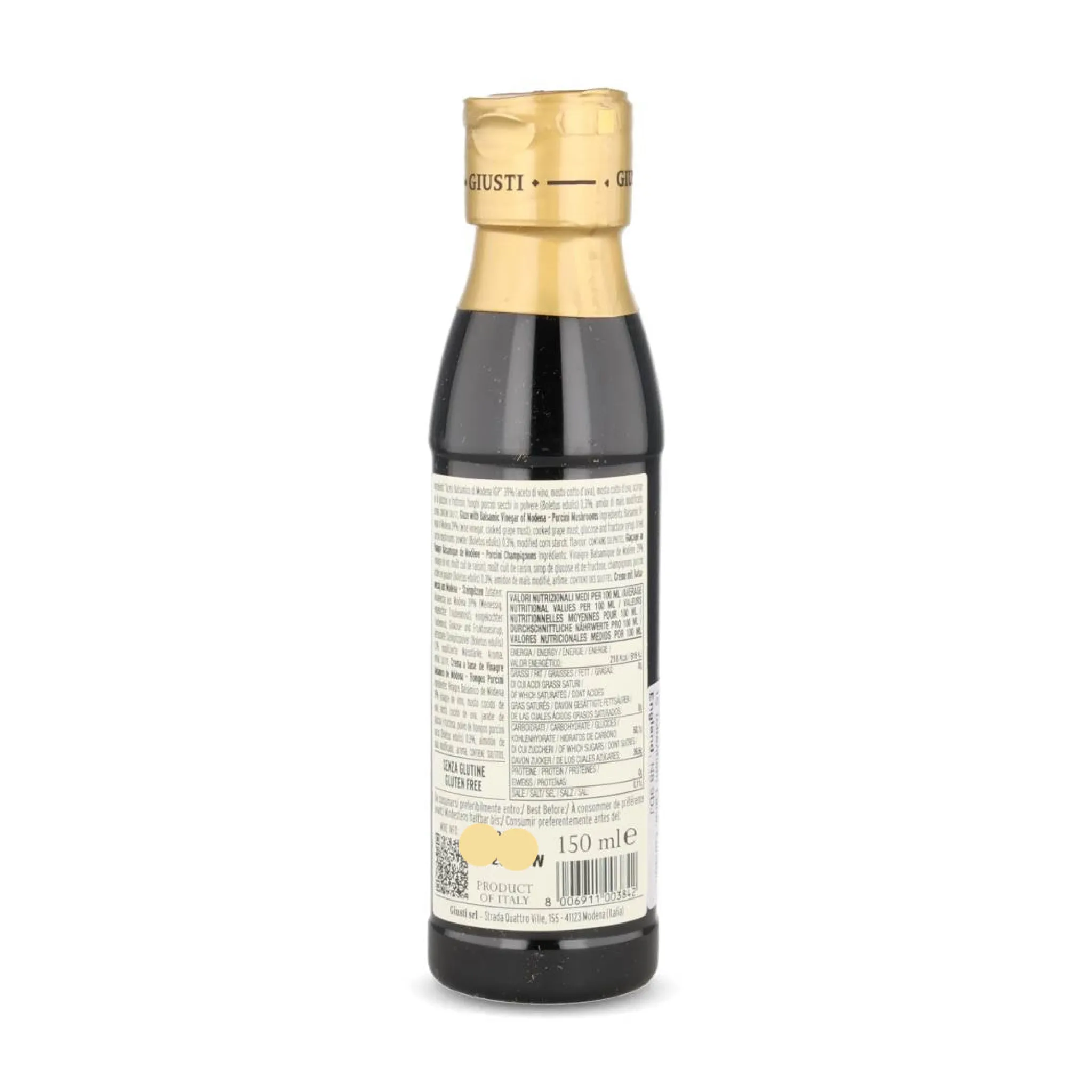 Online Giusti Balsamic Crema Porcini Mushrooms Glaze, 150ml Ingredients Brands|Italian Ingredients