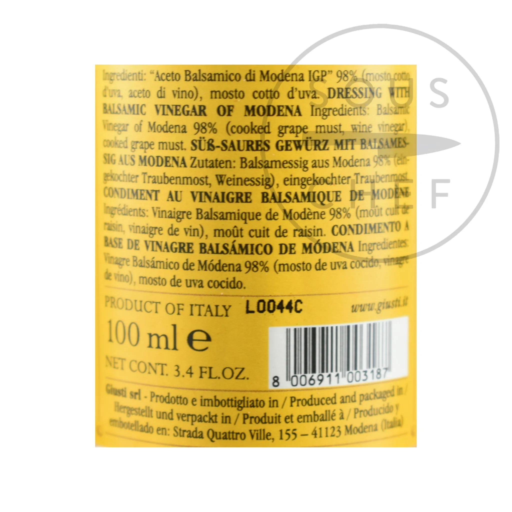Online Giusti Balsamic Vinegar Historical Collection in Wooden Casket Ingredients Brands|Italian Ingredients