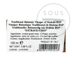 Giusti Balsamic Vinegar of Modena DOP - Extravecchio 25 Year Aged Ingredients Brands|Italian Ingredients