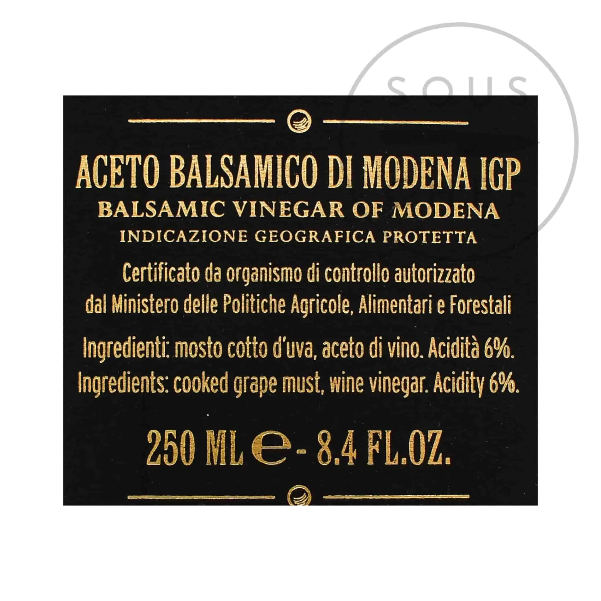Best Giusti 'Banda Rossa' Balsamic Vinegar 20 Year Aged, 250ml Ingredients Brands|Italian Ingredients