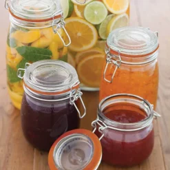Hot Glass Preserving Jar, 1000ml Pickling, Preserving & Fermenting Jars