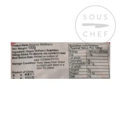 Clearance Goji Berries, 100g Chinese Ingredients|Baking Ingredients