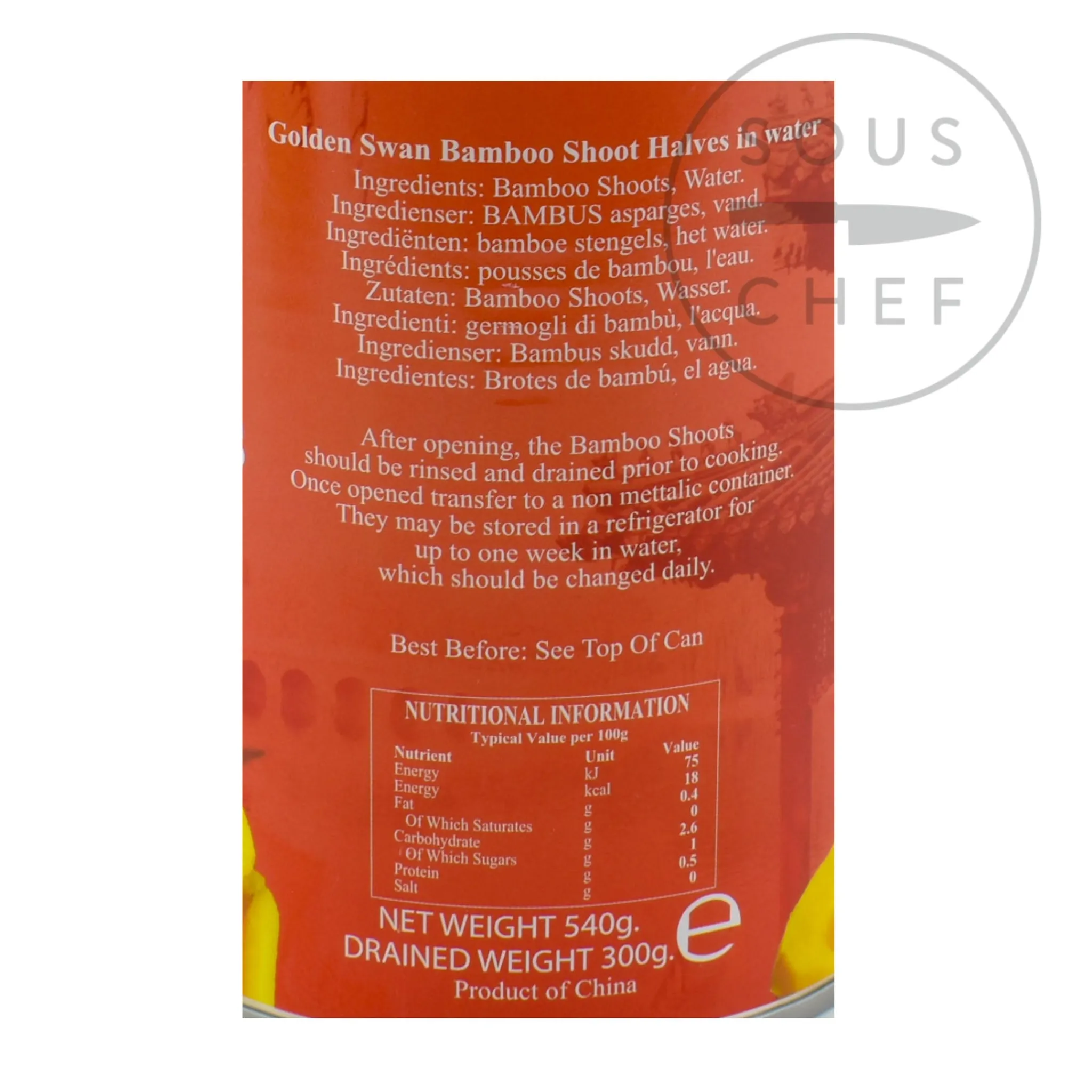 Clearance Bamboo Halves, 540g Ingredients Brands|Chinese Ingredients