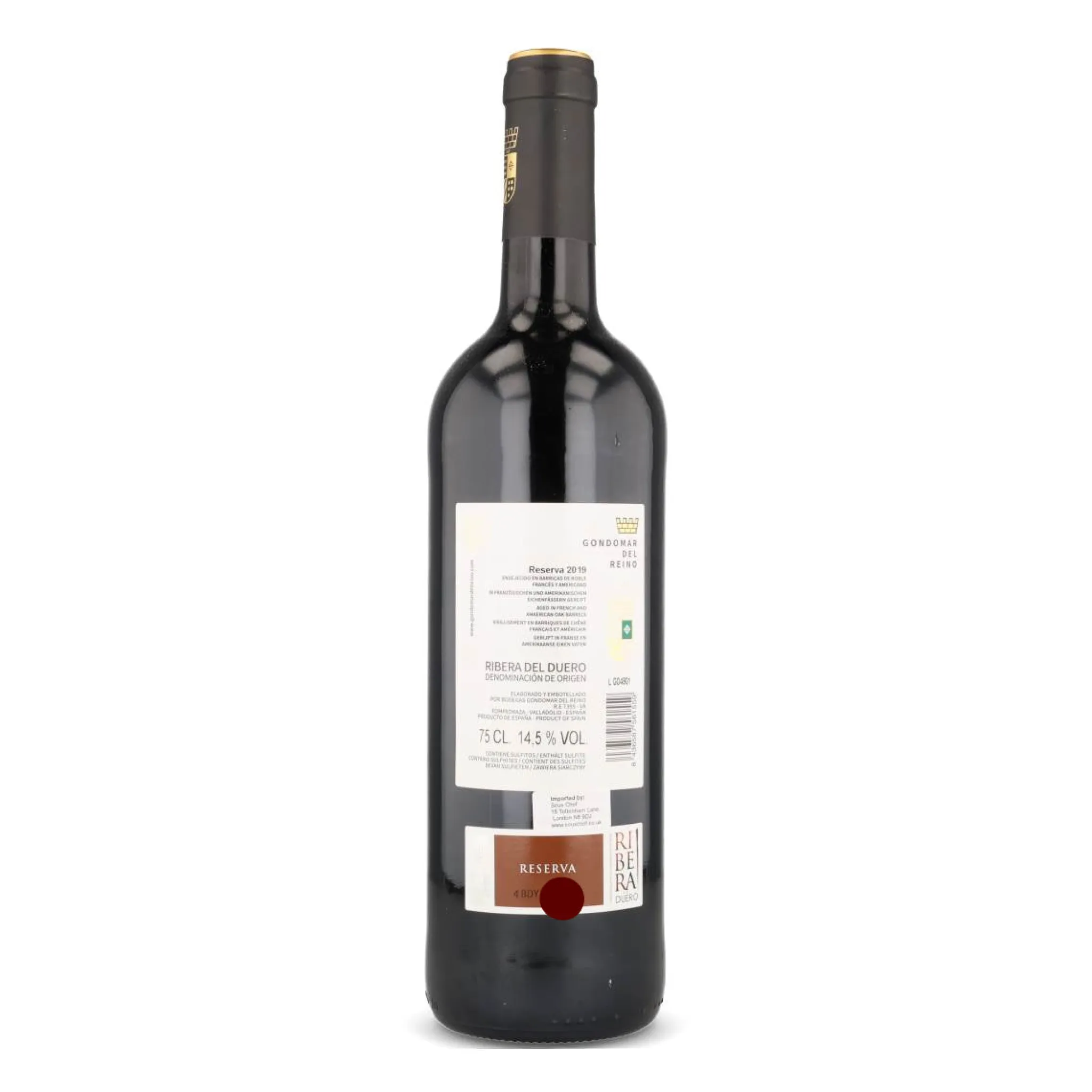 Ribera del Duero Reserva 2019, 750ml Spanish Ingredients|Drinks
