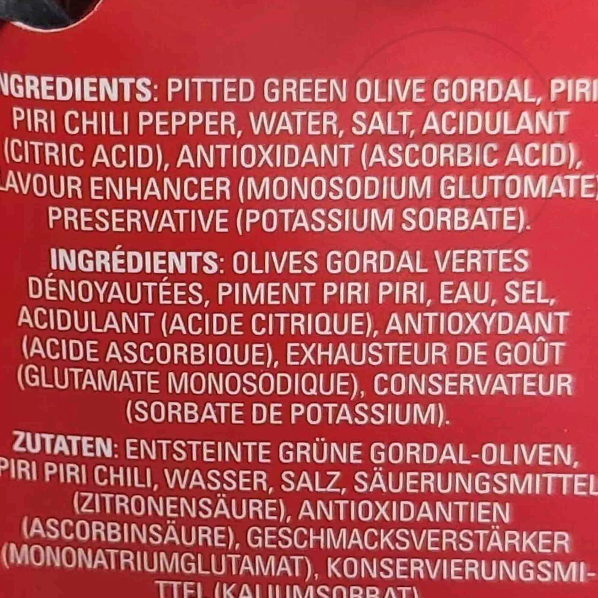 Best Gordal Olives with Chilli, 580ml Spanish Ingredients|Snacks