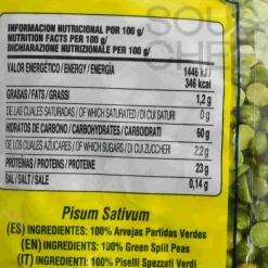 New Green Split Peas, 500g Ingredients Brands|Pasta, Rice & Beans