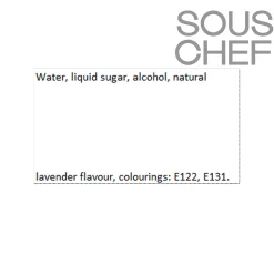 Clearance Lavender Liqueur 15V, 500ml Ingredients Brands|Drinks