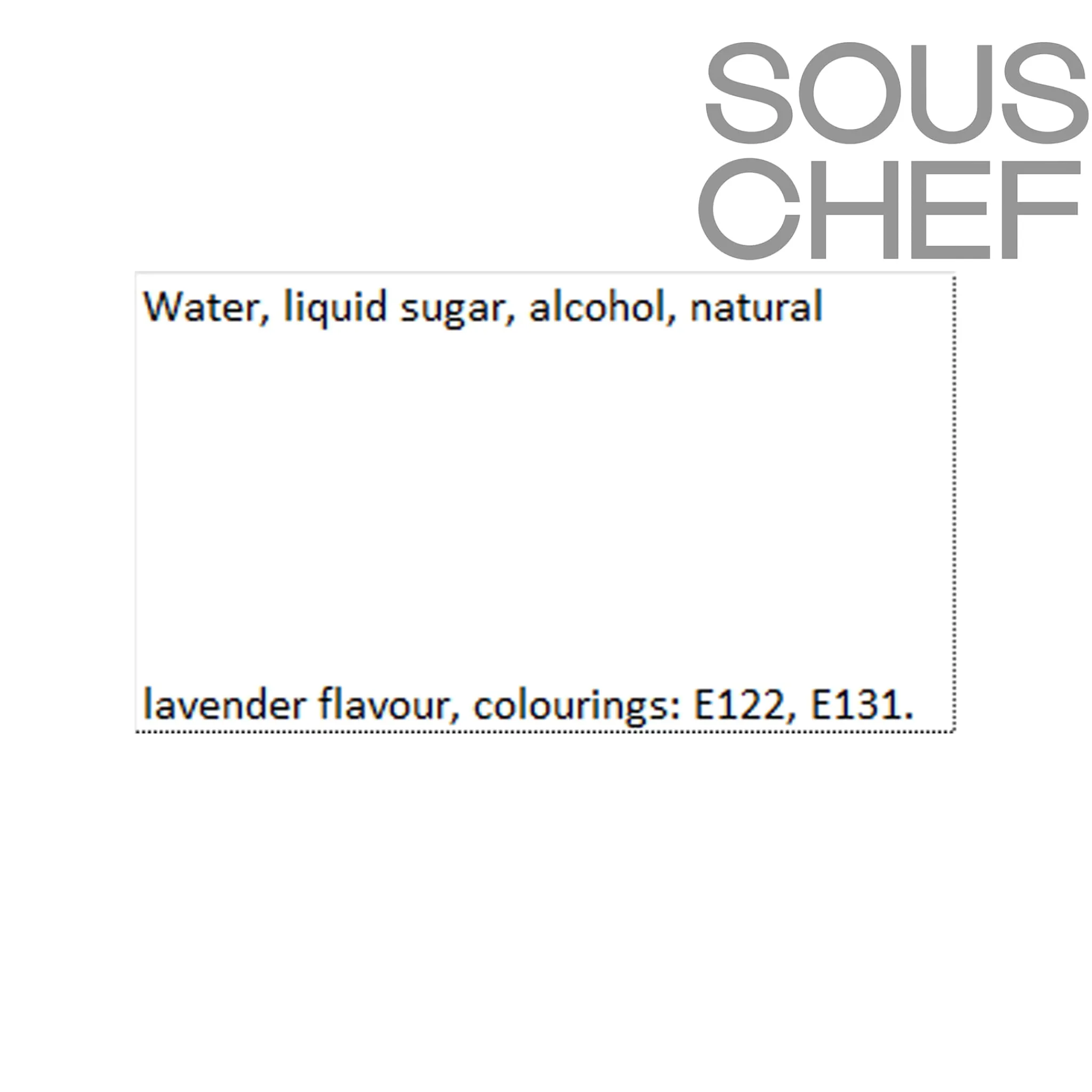 Clearance Lavender Liqueur 15V, 500ml Ingredients Brands|Drinks