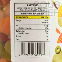 Sale Mixed Pickles, 720g Ingredients Brands|Vegetables