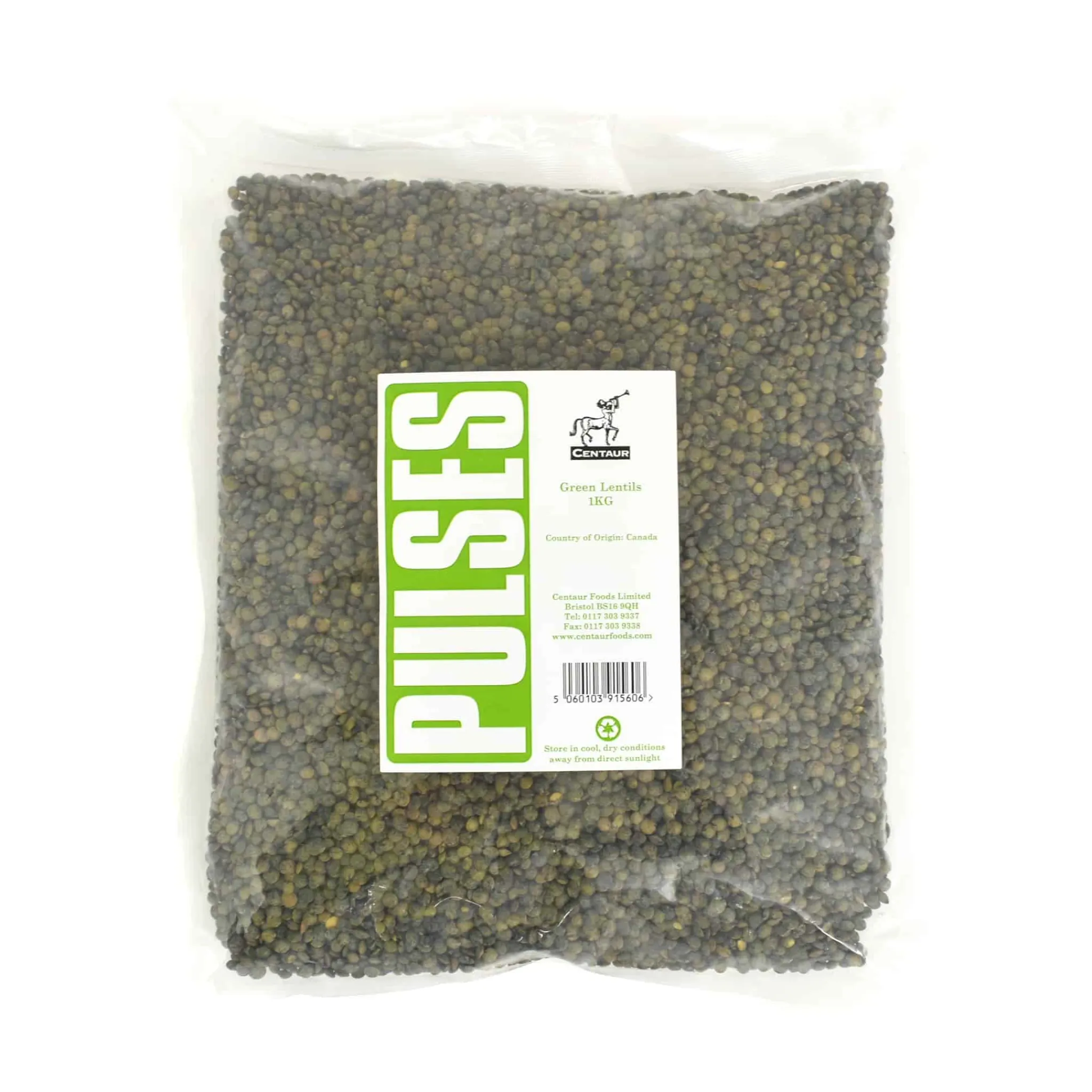 Green Lentils, 1kg French Ingredients|Pasta, Rice & Beans