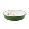 Hot Green Marble Enamel Round Roasting & Serving Dish, 28cm Baking Supplies & Equipment