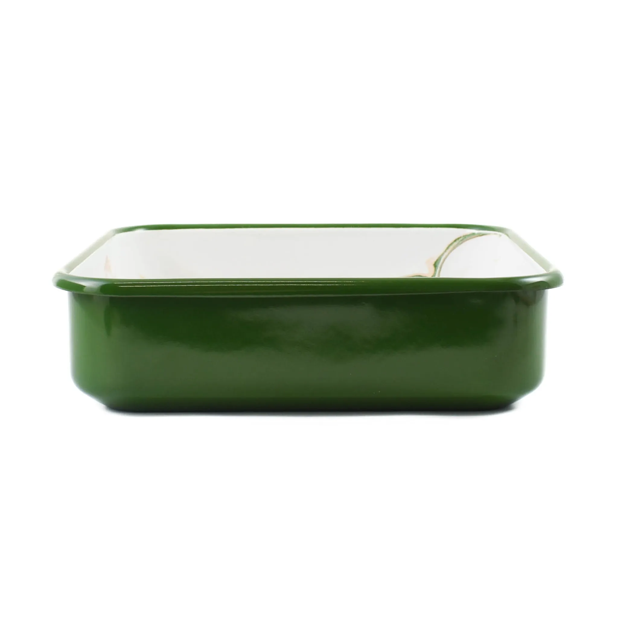 Clearance Green Marble Enamel Square Roasting & Serving Dish, 22cm Baking Supplies & Equipment