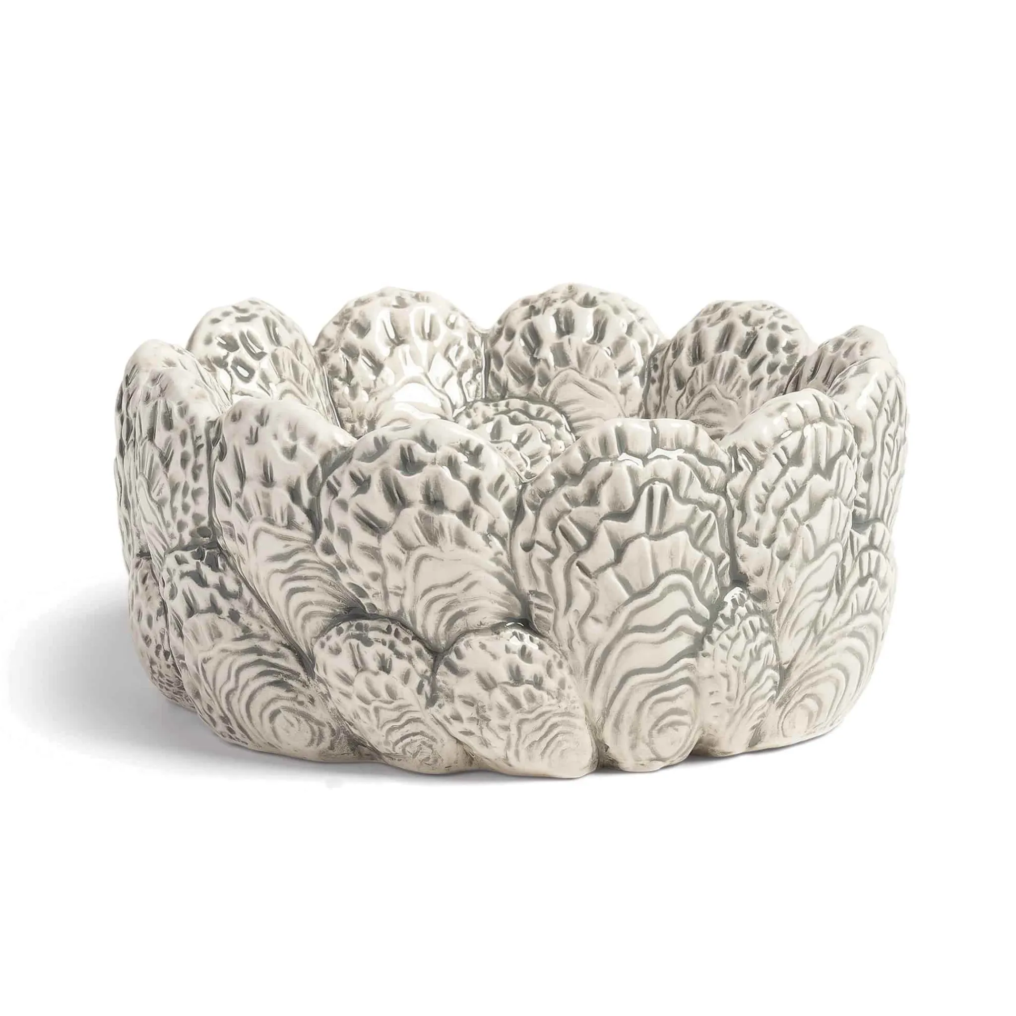Hot Grey Oyster Serving Bowl, 19cm Crockery & Dinnerware|Bowls