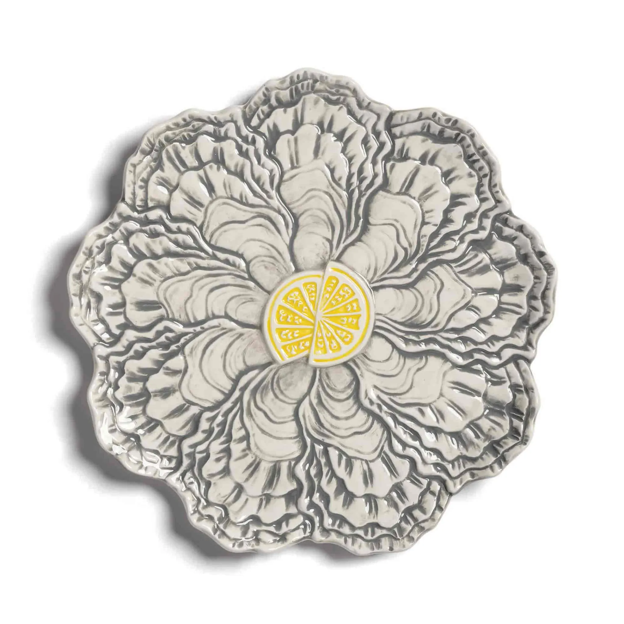 Sale Grey Oyster Serving Plate, 23cm Tableware Brands