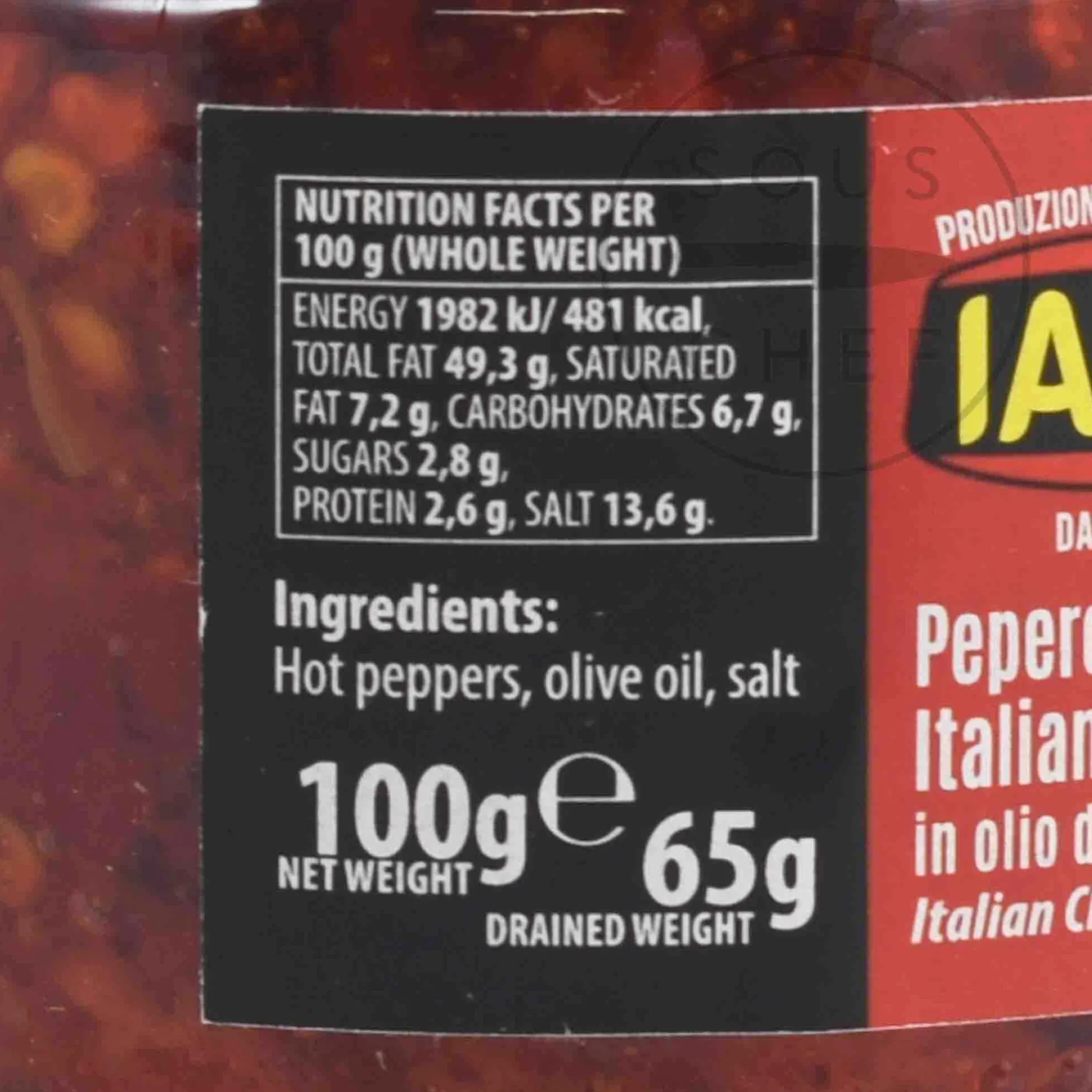Online Ground Chillies in Olive Oil, 100g Ingredients Brands|Vegetables