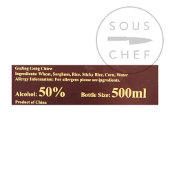 Outlet Chiew Ancient 5 Baijiu 50%, 500ml Ingredients Brands|Chinese Ingredients
