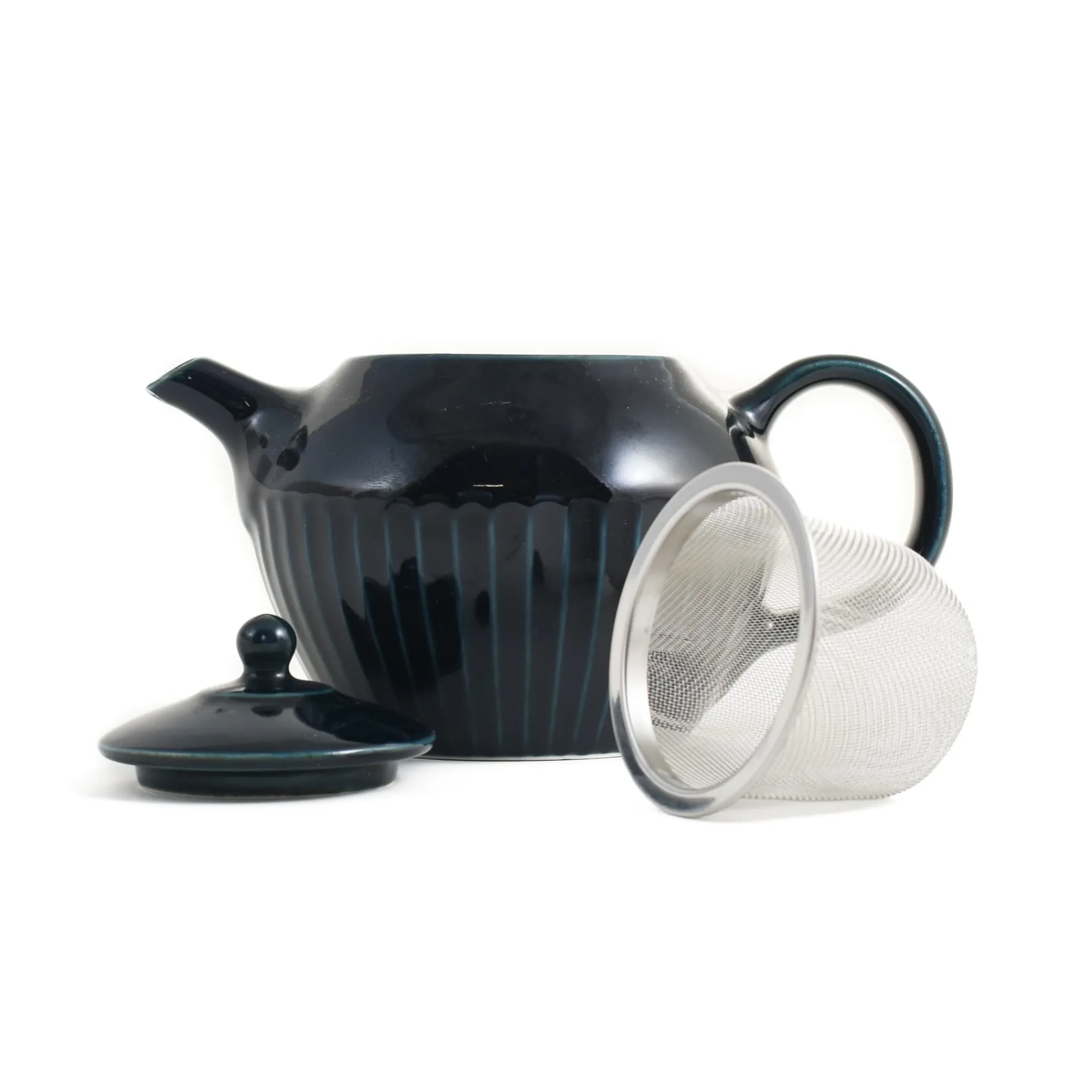 Clearance Gyo Blue Tea Pot, 400ml Japanese Ingredients|Japanese Tableware