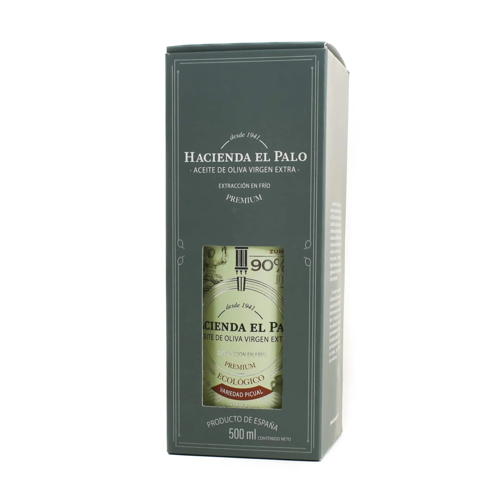 Hot Hacienda el Palo Premium Picual Ecological Extra Virgin Olive Oil, 500ml Spanish Ingredients|Oil, Vinegar & Dressings