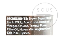 Best Halen Mon Black Garlic Ketchup, 310g Ingredients Brands|Made In The Uk
