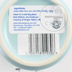 New Pure Sea Salt in Blue Church-In-The-Sea Ceramic Jar, 100g Ingredients Brands|Herbs & Spices