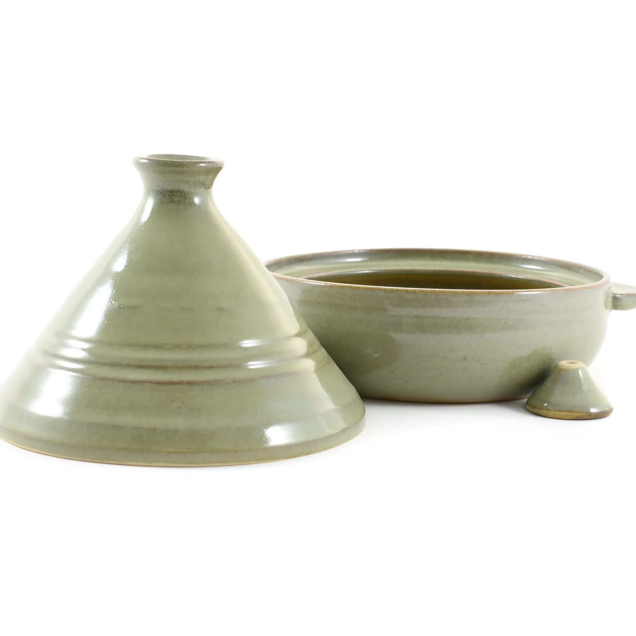 Best Handmade Glazed Stoneware Tagine, 23cm Middle Eastern Ingredients|African Ingredients