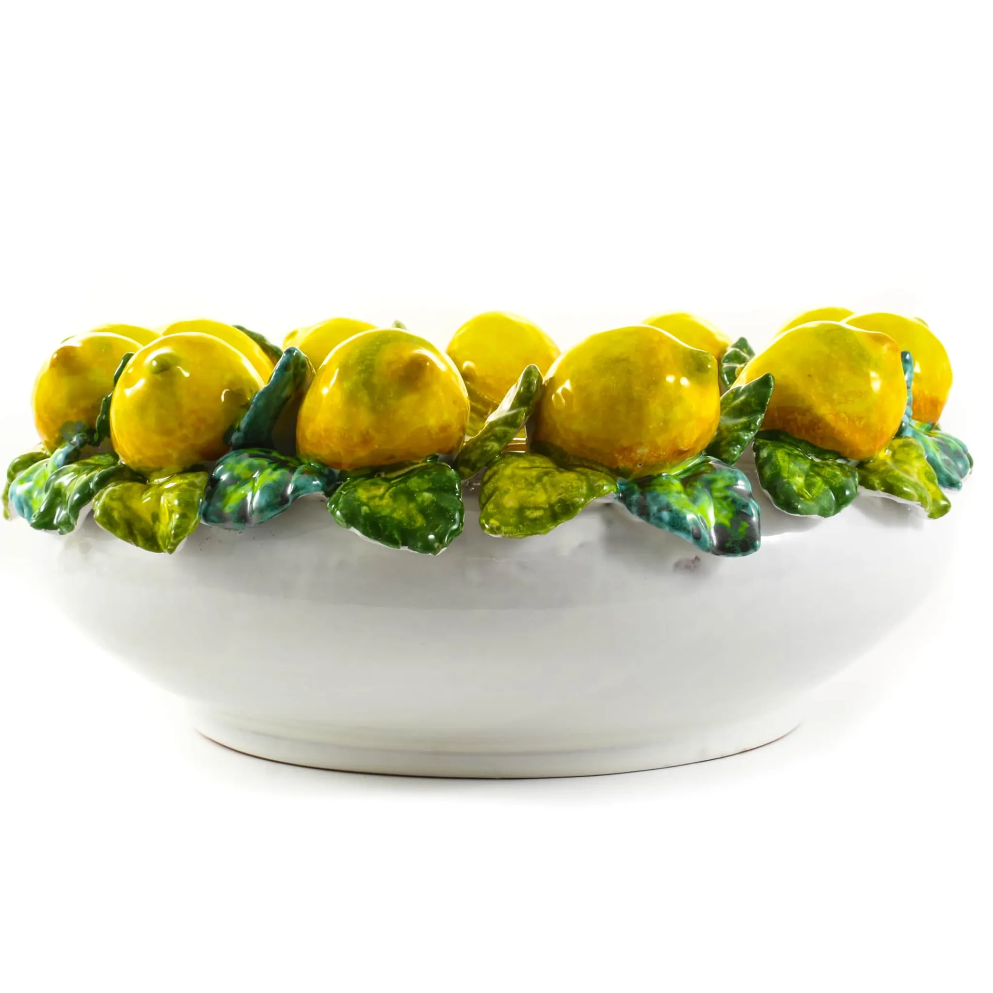 Sale Handmade Tuscan Lemon Bowl, 35cm Tableware Brands|Italian Ingredients