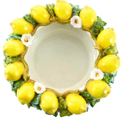 Sale Handmade Tuscan Lemon Bowl, 35cm Tableware Brands|Italian Ingredients