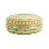 Best Hand Painted Single Tier White Tiffin Tin, 300ml Indian Ingredients|Food Storage & Containers