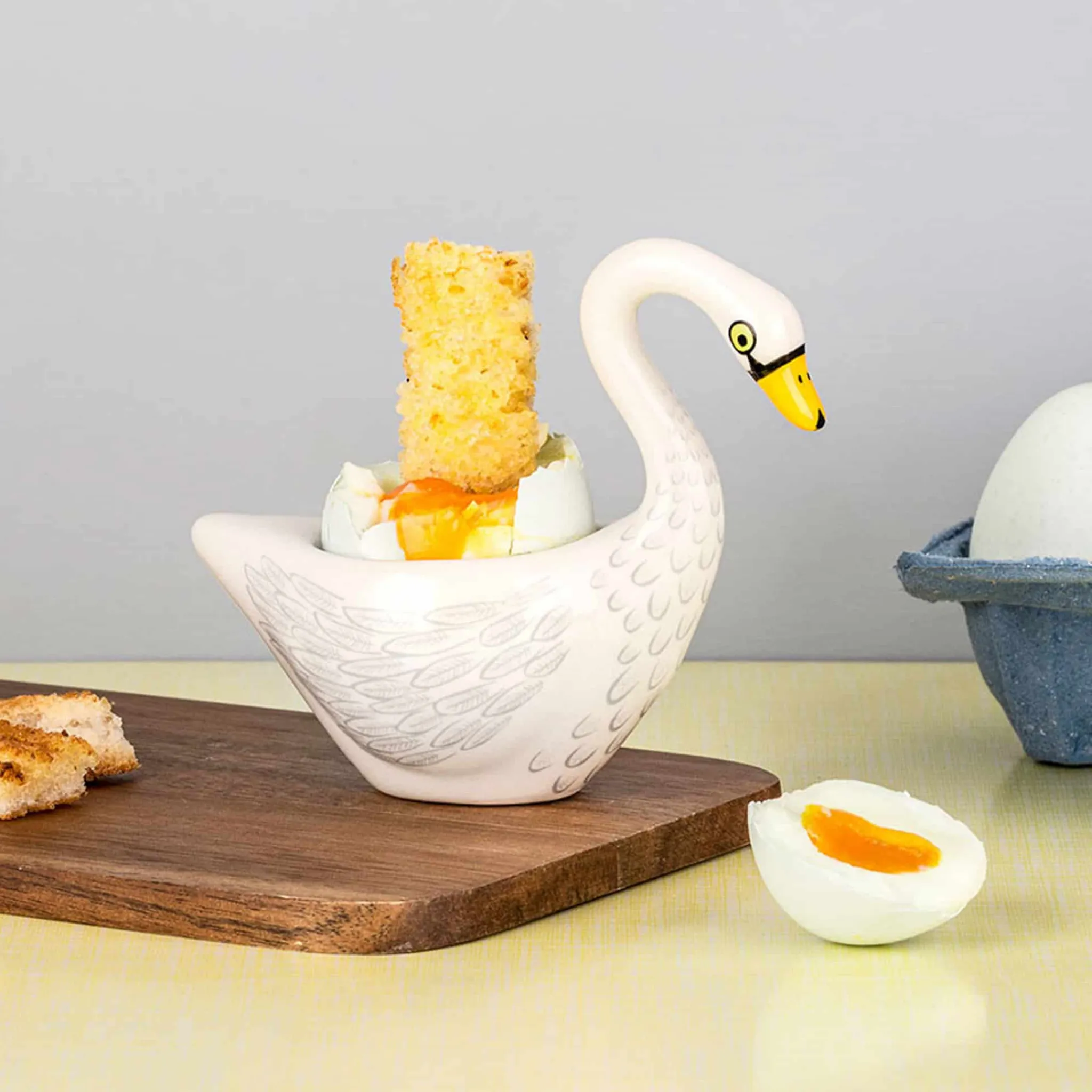 Sale White Swan Egg Cup, 8cm Tableware Brands