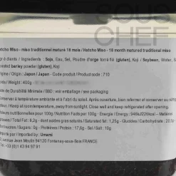 Hatcho Miso Traditional 18 Month Matured Miso, 400g Ingredients Brands|Sauces & Condiments