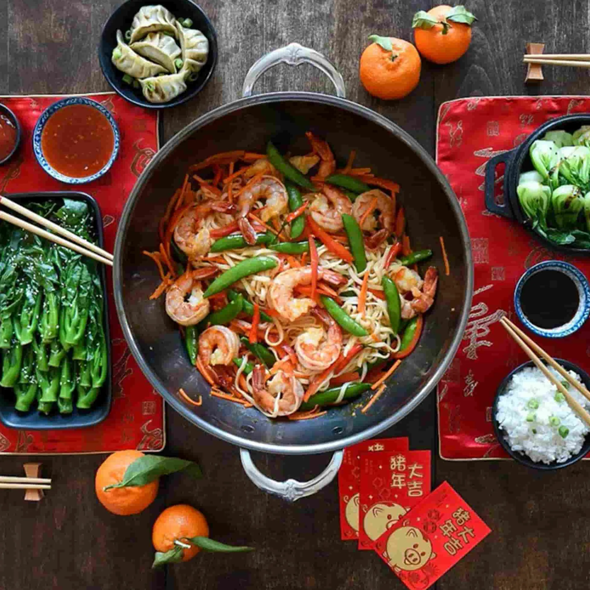 Clearance Nanobond Wok with Lid, 36cm Pots & Pans