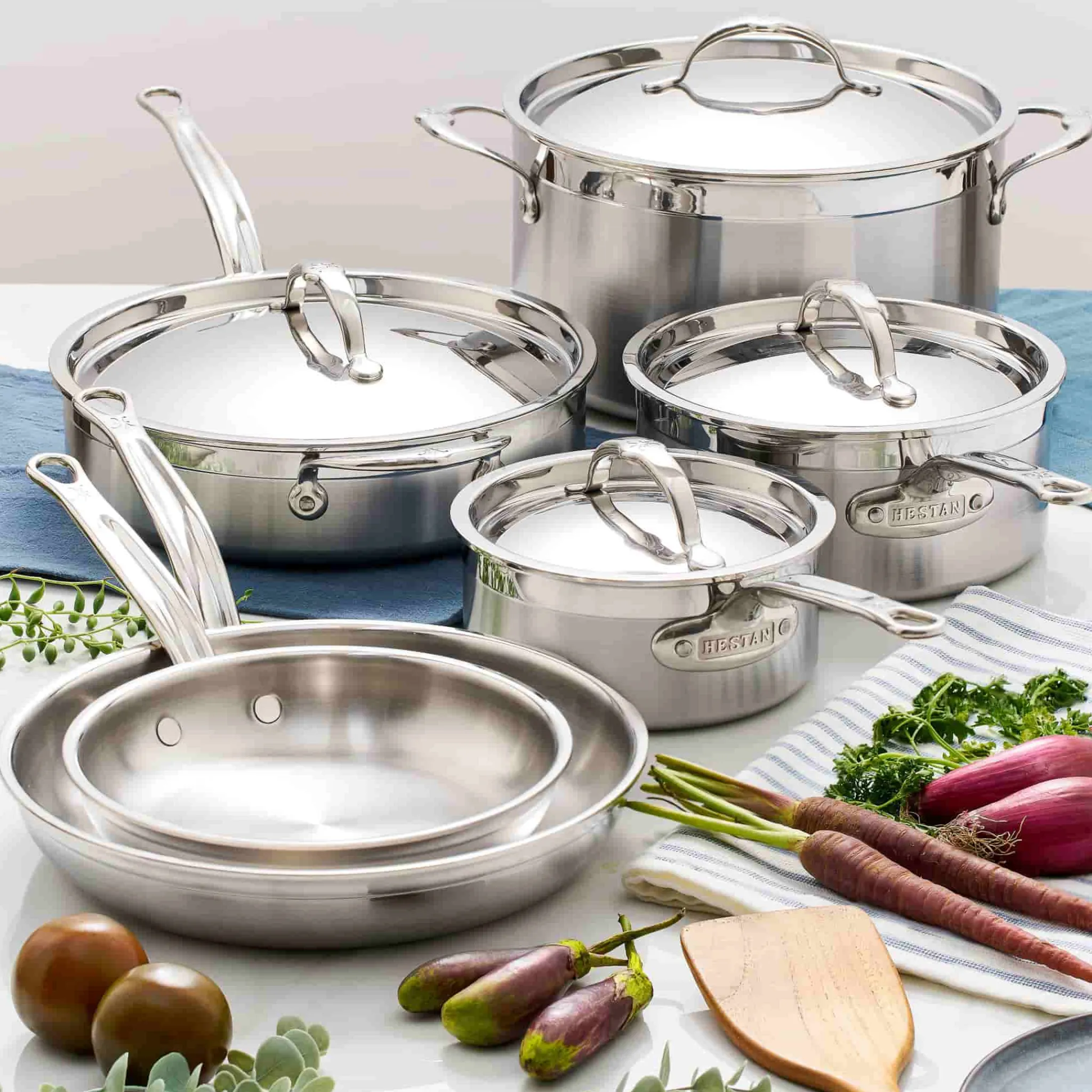 Online ProBond Stainless Steel 6 Piece Cookware Set Pots & Pans