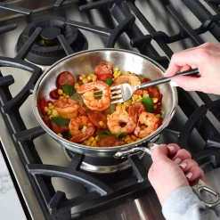 Best Probond Stainless Steel Frying Pan, 28cm Pots & Pans