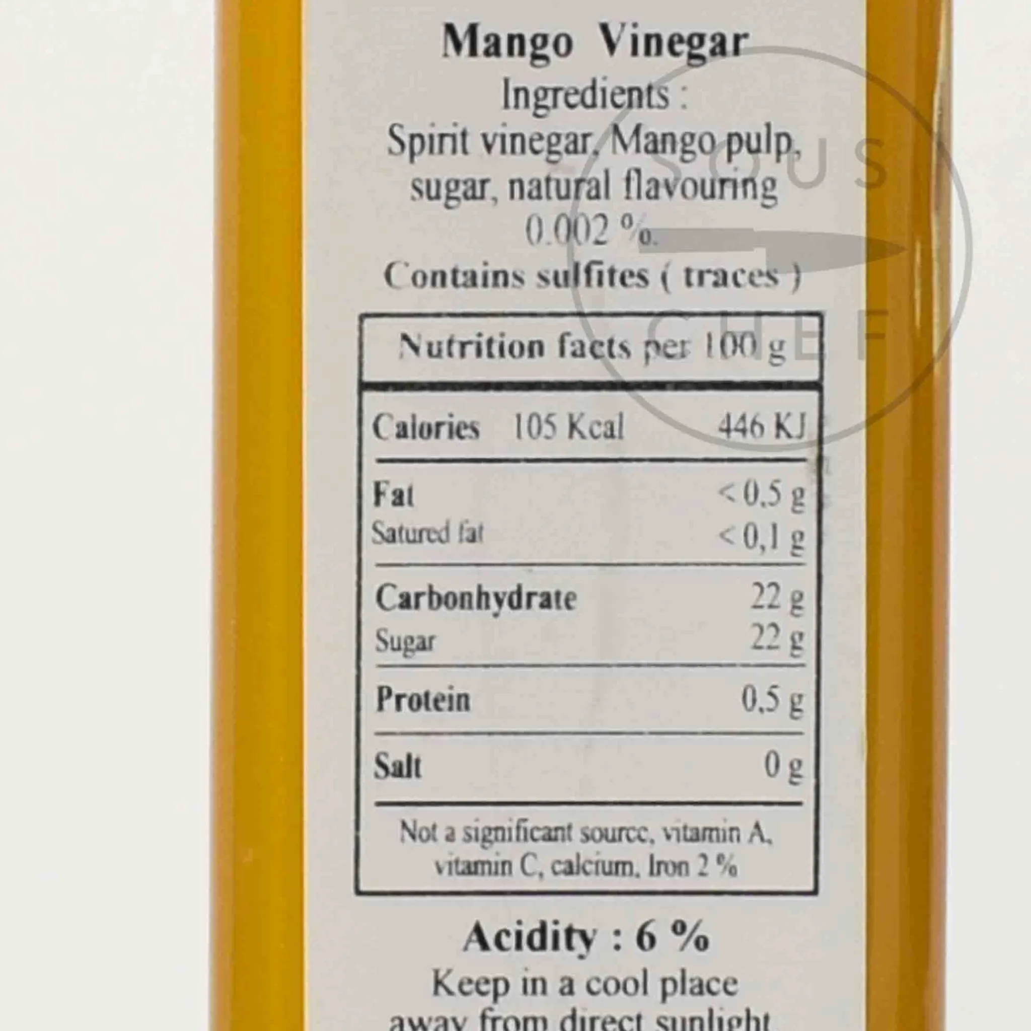 Hot Mango Vinegar, 250ml Ingredients Brands|Oil, Vinegar & Dressings