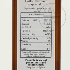 New Virgin Grapeseed Oil with Coffee Beans, 250ml Ingredients Brands|Oil, Vinegar & Dressings