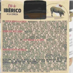 Discount Iberico Pate with Cherries, 110g Spanish Ingredients|Snacks