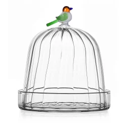 New Optic Bird Dish with Dome, 13x14cm Serveware|Tableware Brands