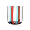 New Red & Teal Striped Tumbler, 350ml Tableware Brands