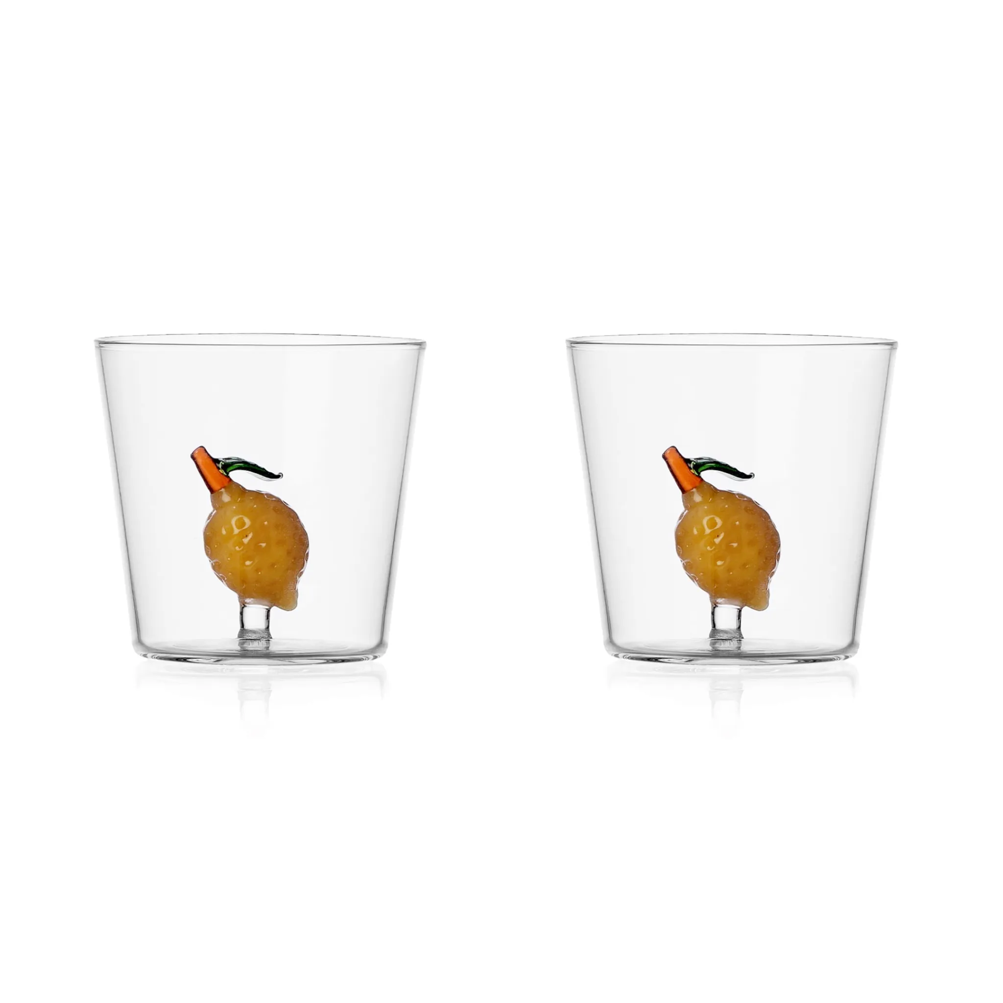 Set of 2 Lemon Tumblers, 300ml Tableware Brands