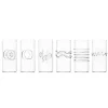 New Set of 6 Longdrink Glasses, 400ml Tableware Brands