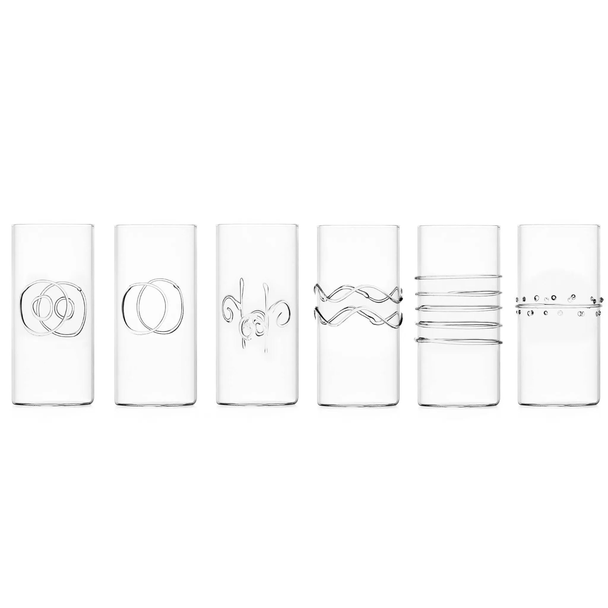New Set of 6 Longdrink Glasses, 400ml Tableware Brands