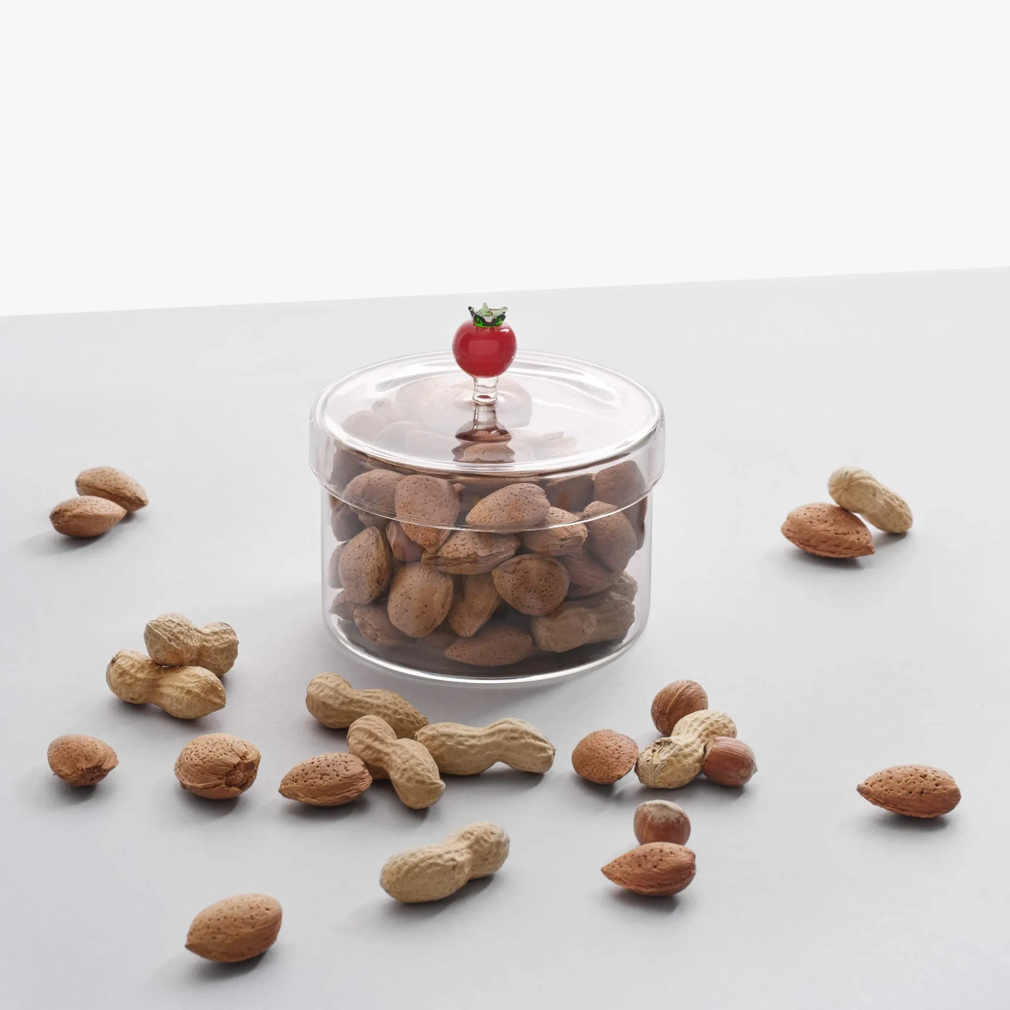 New Tomato Snack Jar with Lid, 12cm Tableware Brands