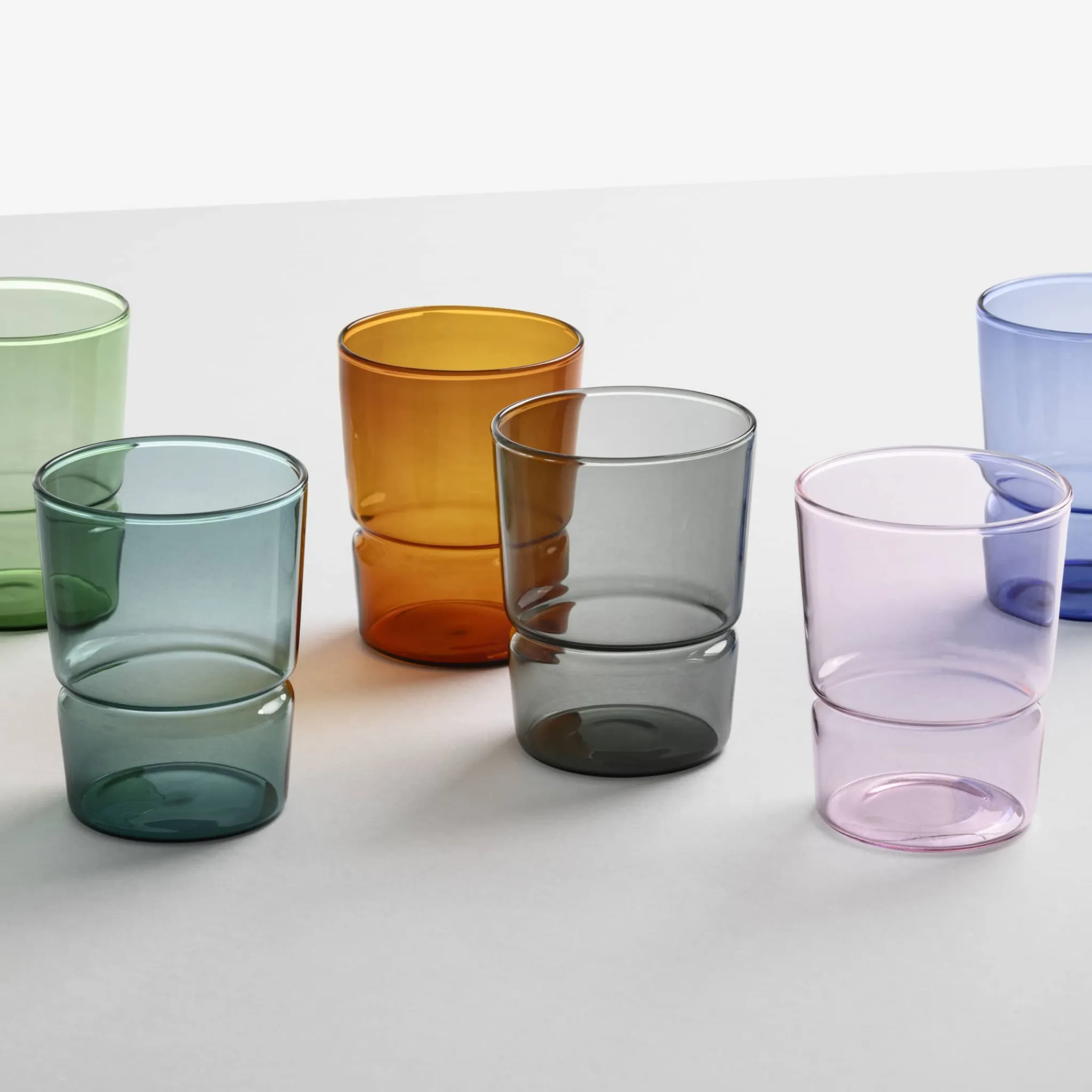 Water Tumbler - Amber Table Setting|Drinking Glasses