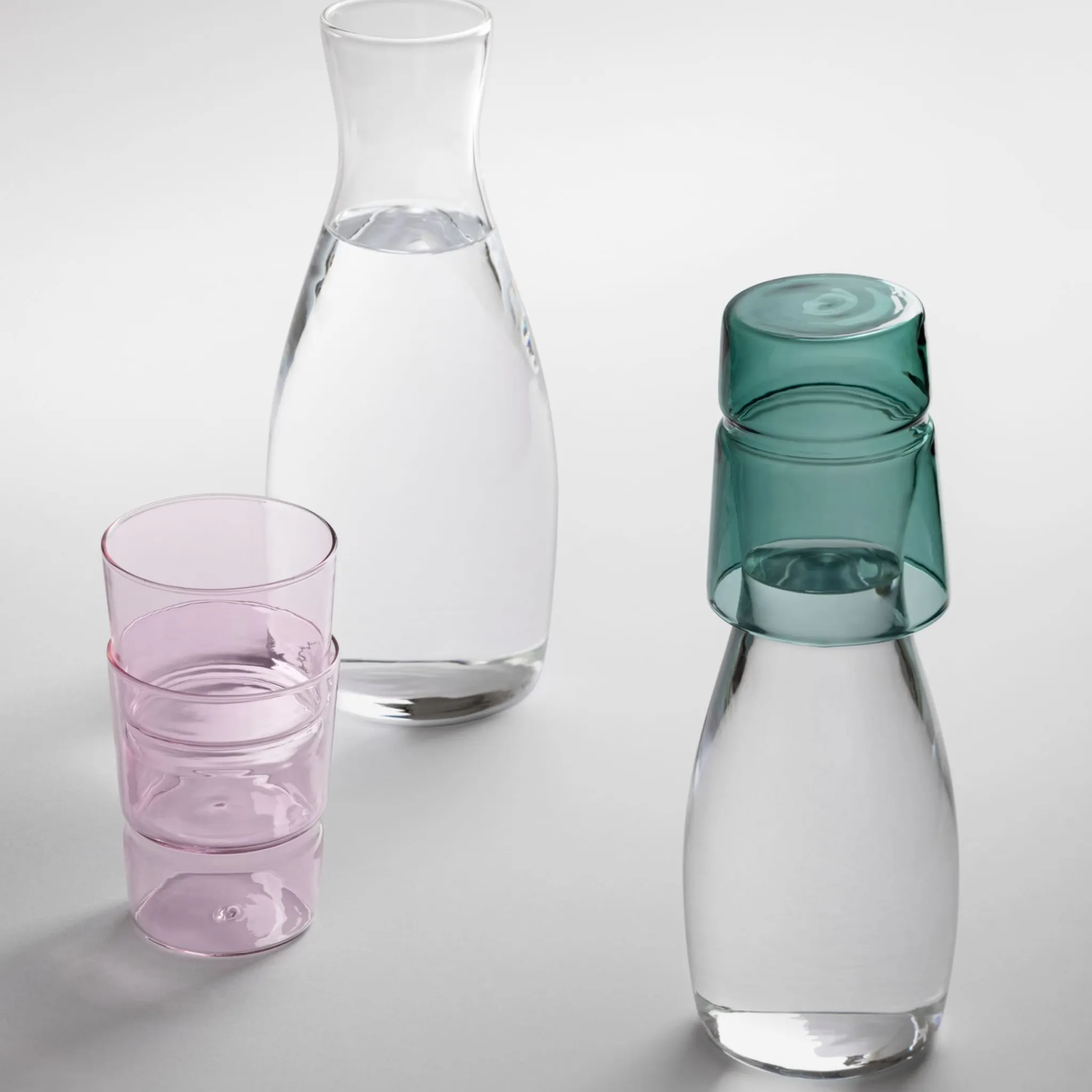 Water Tumbler - Amber Table Setting|Drinking Glasses